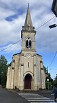 De kerk van Auros, helaas gesloten op Hemelvaartsdag!
