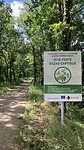 De route van vandaag over een oud spoortraject.