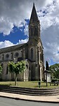 De kerk van Captieux.