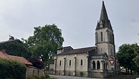 De kerk van Gaillieres.