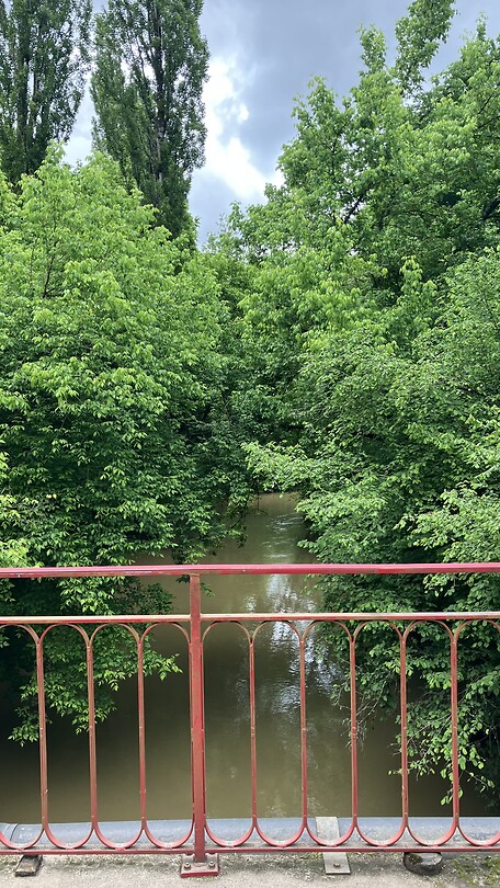 De rivier Midou.