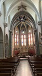 In de kerk van Sainte Eulalie.