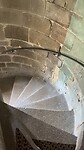 De trap in de toren van Hotel de La Luna.