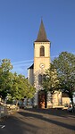 De kerk van Sainte Suzanne.