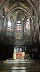 Het altaar in de kerk van Saint Palais