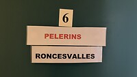 We slapen in kamer Roncesvalles in het klooster!