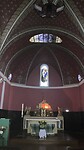 Het altaar in de kerk van Larceveau.