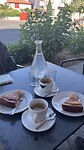 Koffie en gateau Basque
