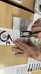 Laatste stempel op mijn credencial.