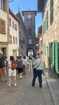 Drukte in Saint Jean Pied de Port.