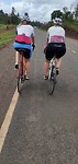 Monique en Lieke onderweg