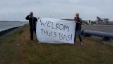 Warm welkom vanaf de landtong