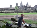 Ontbijt bij Angkor Wat