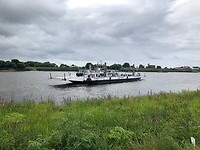 Veerboot op de Elbe