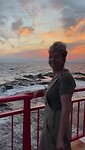 Sun go down colours and distance mount Fuji