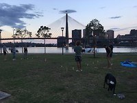 Een spelletje na de bbq
