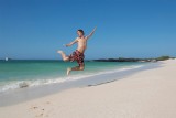 Happy jumping
