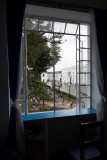 Uitzicht vanuit onze kamer.