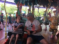 met fred in de caroussel