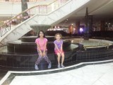 Welbekende fontein in het Majestic Hotel in Nanning