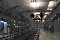 Train station at the Airport in Bangkok