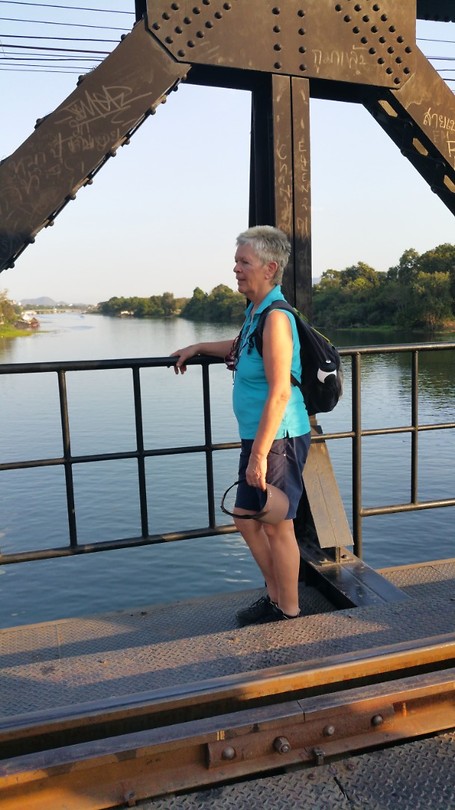 Bridge over the river Kwai 2 with Maggy