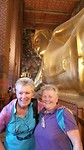 We managed to get together on a picture,  probably the Boedha behind helped us.