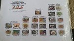 Cooking class and the choices we had.