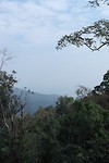 The view from the terras, it was cloudy