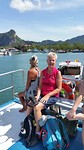 On the boat from Ao Nang to Koh Lanta