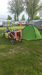 Again I had to spend the night at a camp site.