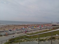 Busy beaches