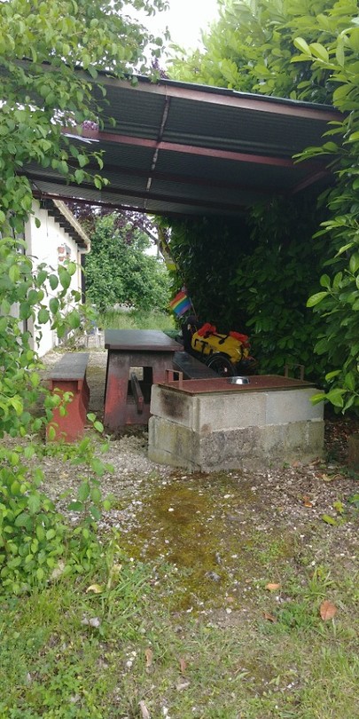 De fiets ook bij de St Jacob pleisterplaats