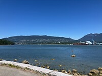 zicht op vancouver vanaf stanley park