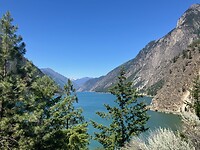 on the road in Lillooet