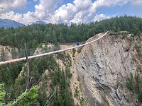 Golden sky bridge