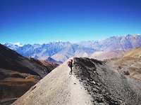 Vlakbij Muktinath.