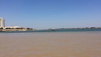 Phnom Penh in zicht