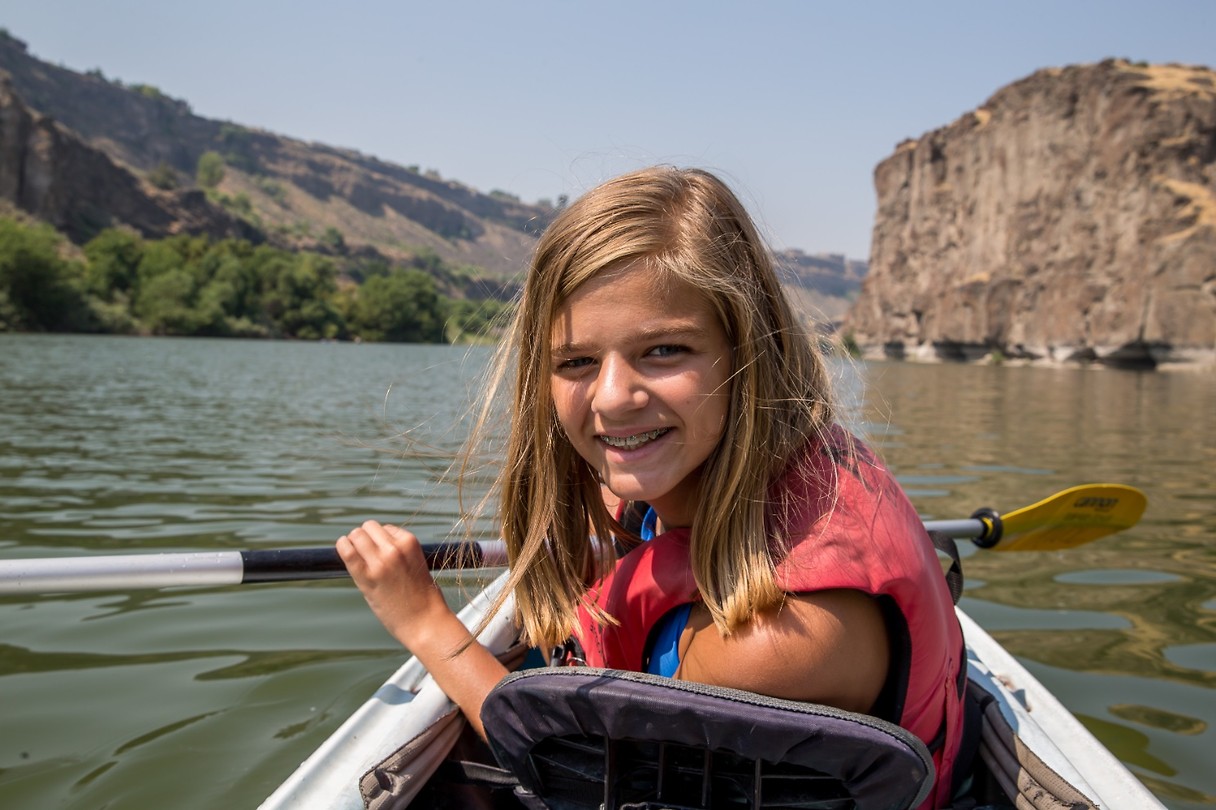 kajakken op de snake river