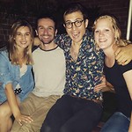 Andrew, Mario, Laura en ik