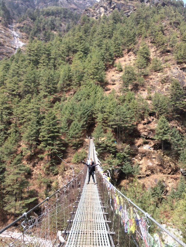 Scary swingbridge