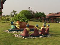 Beelden in de tempeltuin
