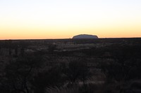 Uluru in de ochtend