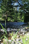 Rivier bij de camping