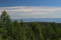 Uitzicht op het main land van Canada