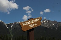 De hoogste berg in de Rockies