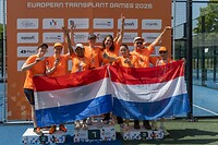 25 juni brons bij petanque dubbel