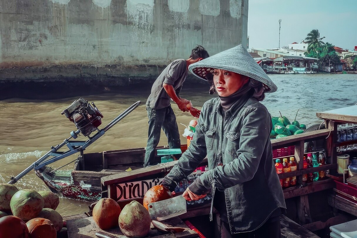 Vietnam 2019 - 02 Mekong Delta 03 - Rivier 58