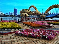 Vietnam 2019 - 03 Da Nang 03 - Drakenbrug Overdag 06
