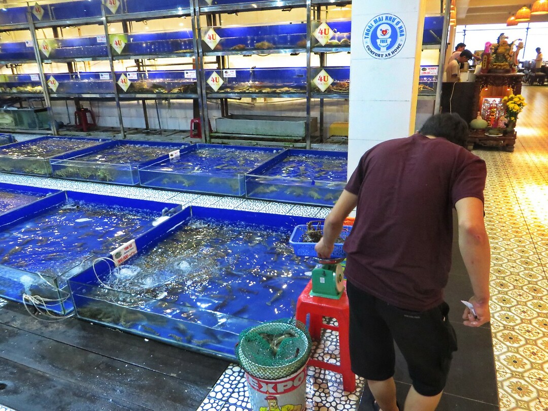 Vietnam 2019 - 03 Da Nang 04 - Visrestaurant 01